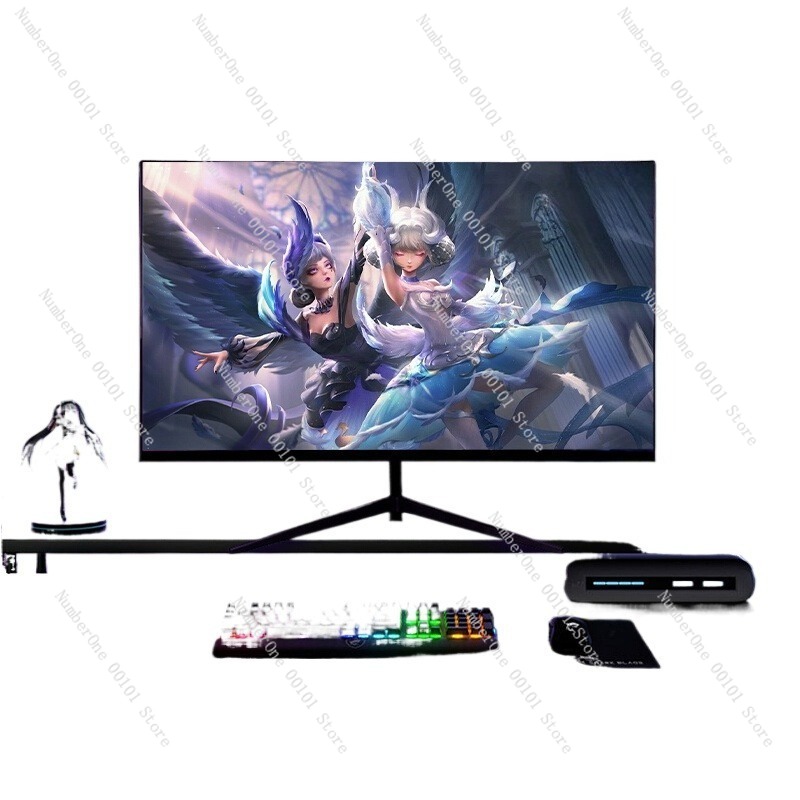 Gaming Speaker - 24-Inch 2K 144Hz Borderless Curved Monitor,Ultra