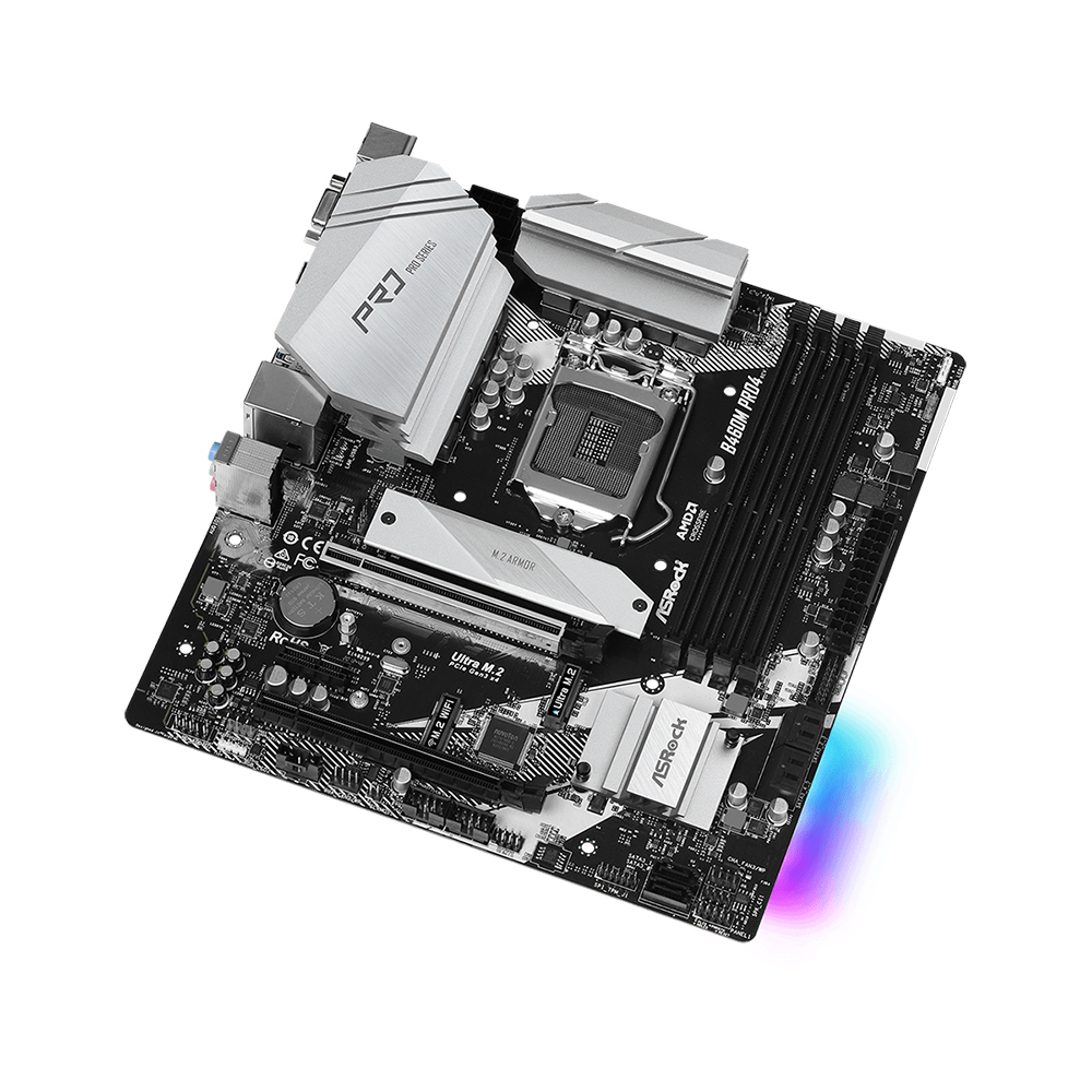 ASRock B460M PRO4 Motherboard  - đánh giá và giá Intel Cpu Core I9