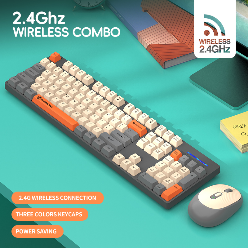 Shipadoo 2.4G USB Wireless/Wir - đánh giá và giá Pc Gaming Komplett Set