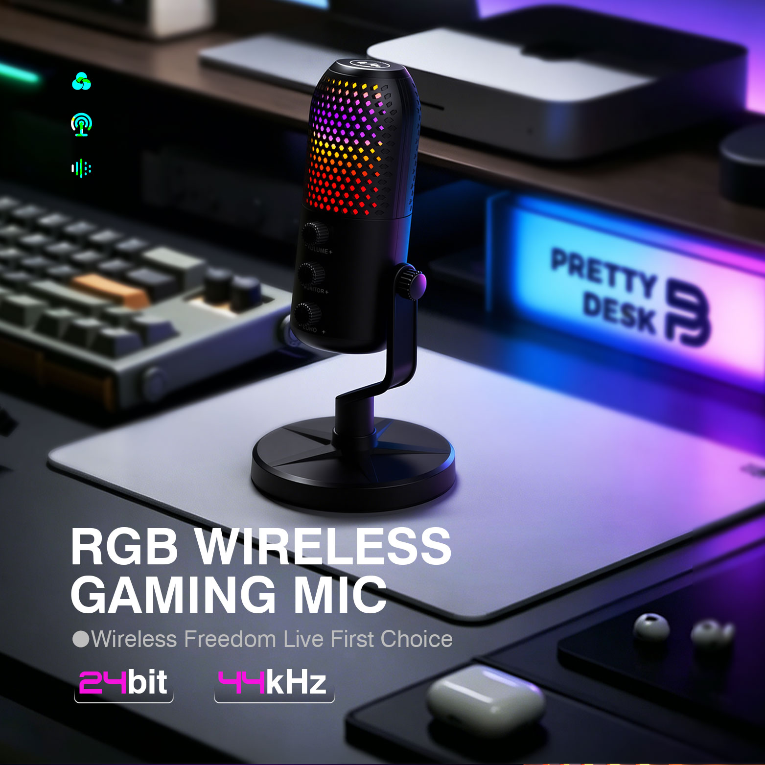 RGB USB capacitor gaming micro - đánh giá và giá Pc Gaming Discord