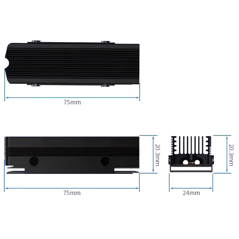 SSD-V3 M.2 NVMe 2280 SSD Heats - đánh giá và giá M.2 Ssd Heatsink