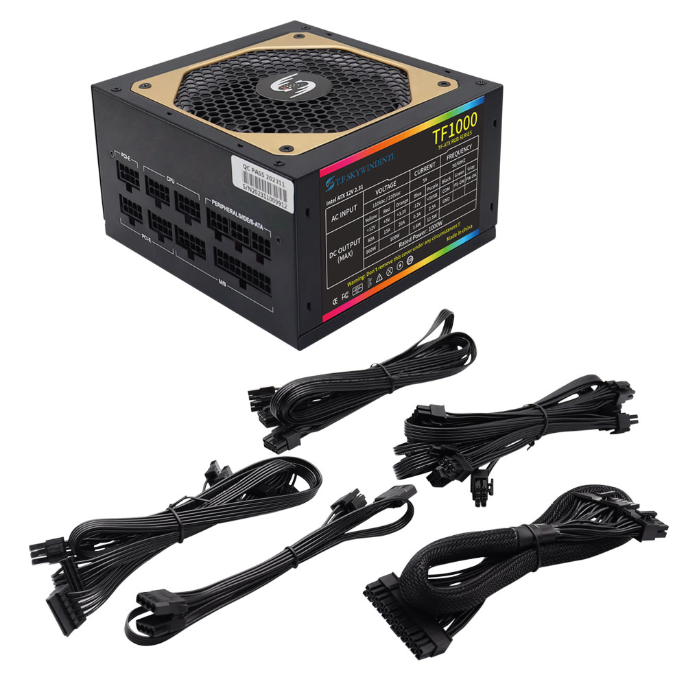 T.F.SKYWINDINTL 1000W Rgb ATX  - đánh giá và giá Pc Gaming Watt