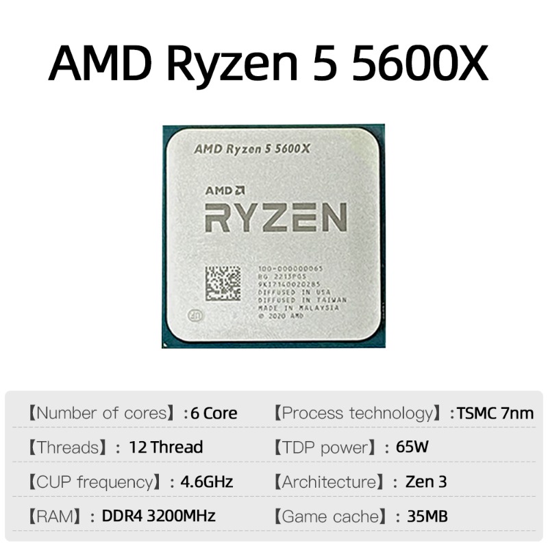 Socket AM4 Processor Ryzen 5 5 - đánh giá và giá Pc Gaming Watt