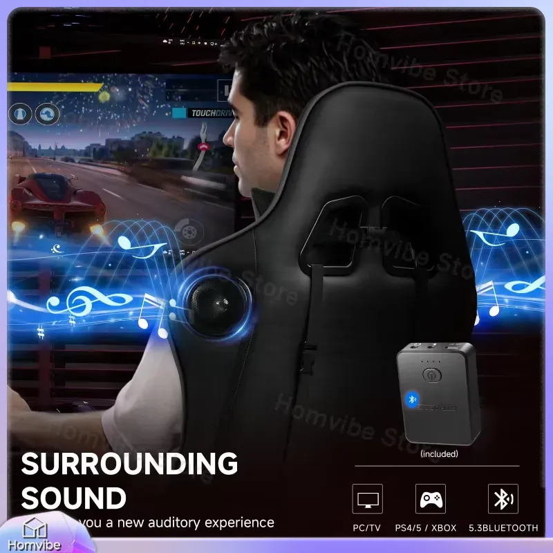 Ergonomic Gaming Chair with Bl - đánh giá và giá Gaming Speaker