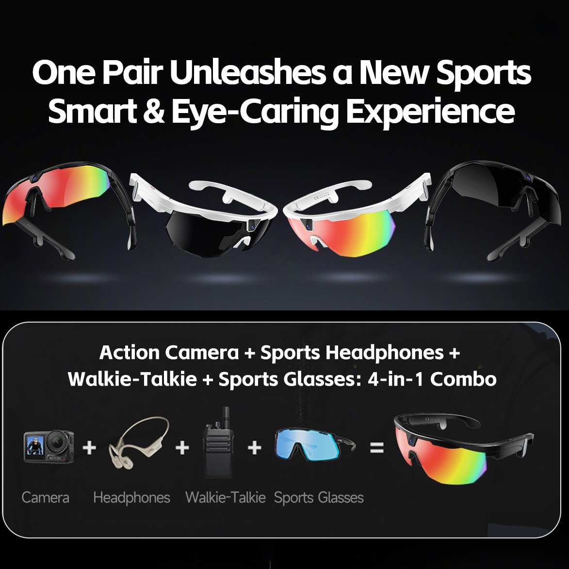 New AI Camera Glasses 30MP Pho - đánh giá và giá Gaming Speaker