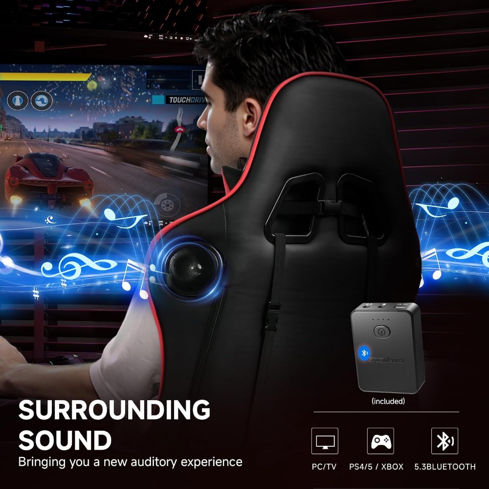 Ergonomic Gaming Chair with Bl - đánh giá và giá Gaming Speaker