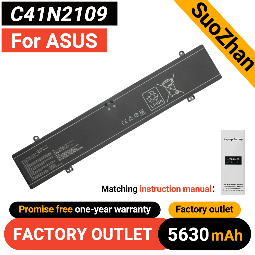 SUOZHAN 15.52V 90Wh C41N2109 L - đánh giá và giá Pc Gaming Asus Rog