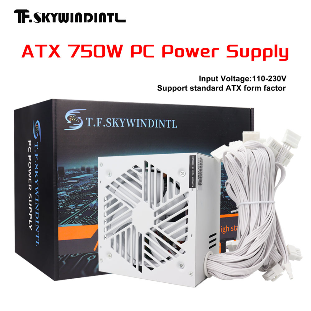 White 750W PSU PC Power Supply - đánh giá và giá Pc Gaming Watt
