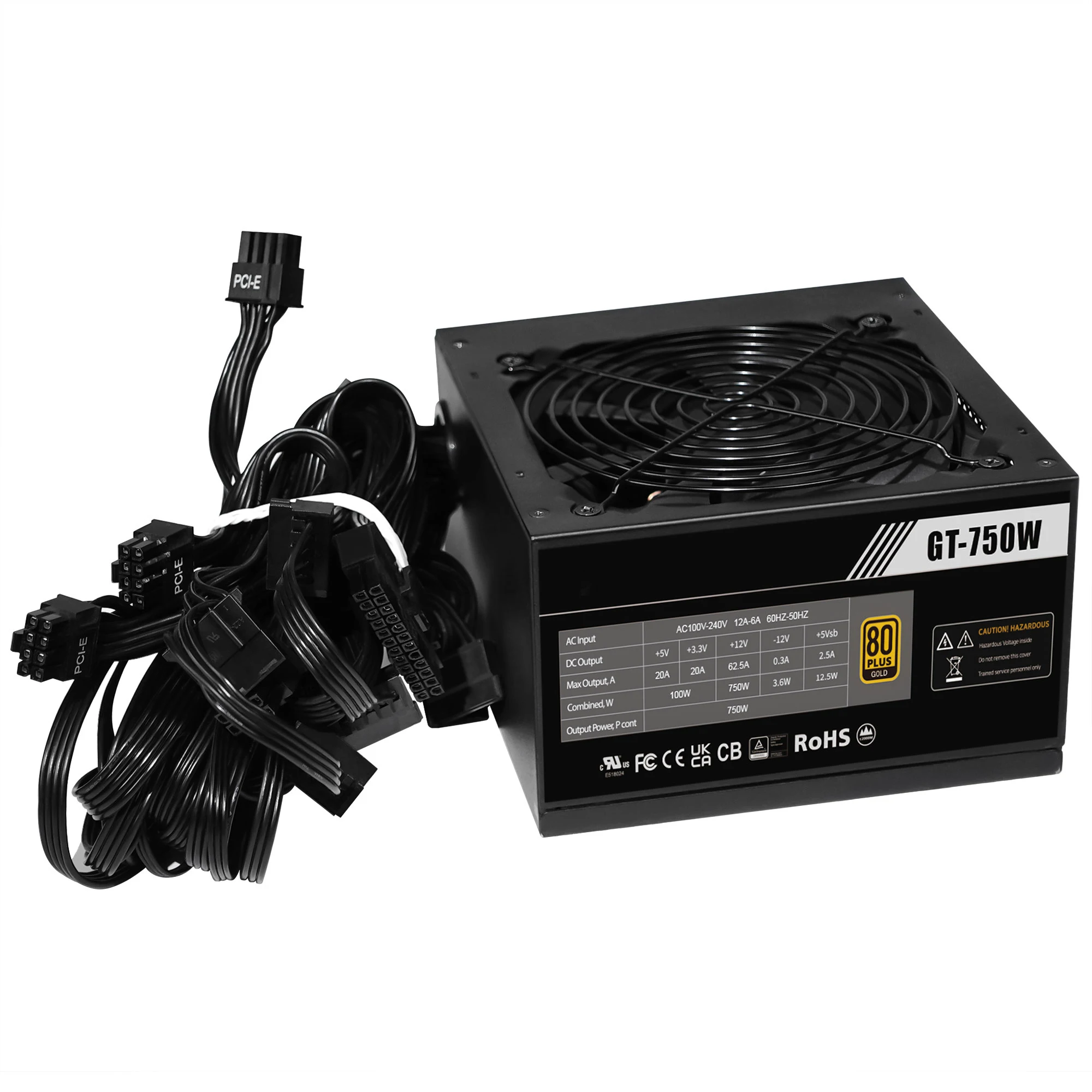 for750 Watt 80 PLUS Bronze Cer - đánh giá và giá Pc Gaming Watt